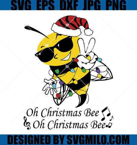 Oh-Christmas-Bee-Svg-Christmas-Bee-Svg-Christmas-Svg