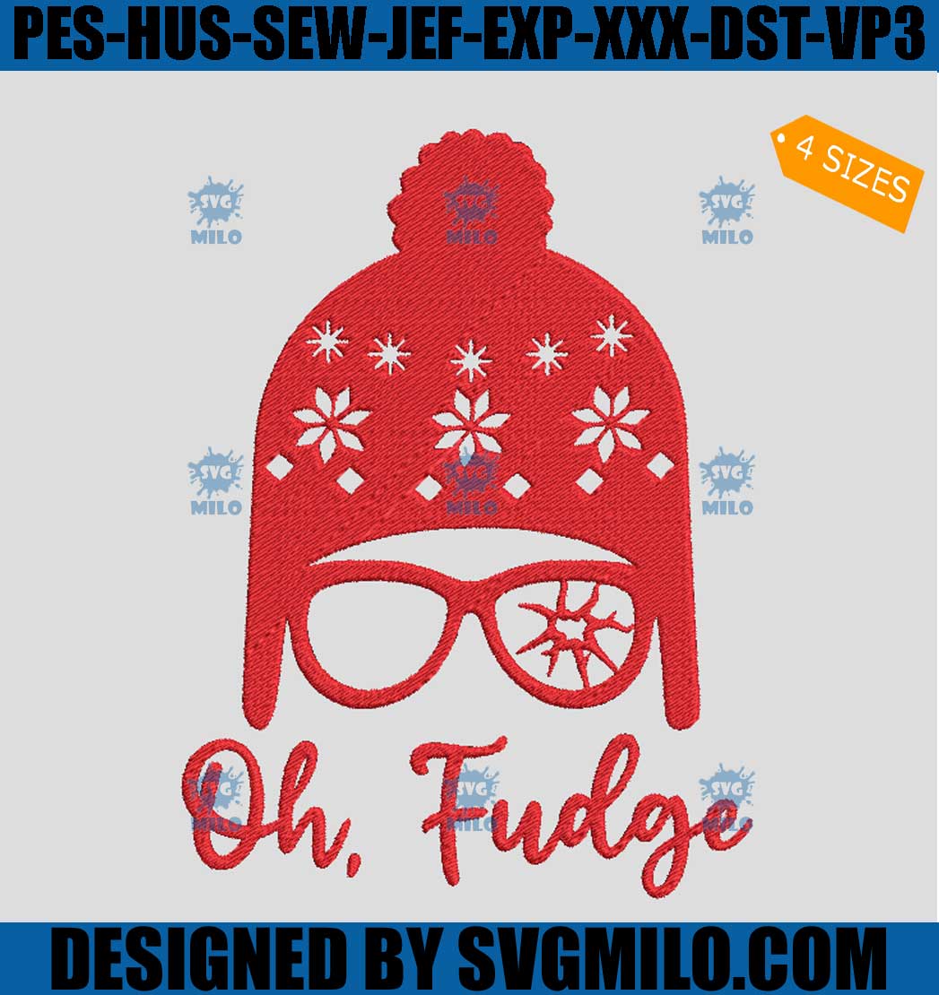 Oh-Fudge-Embroidery-Design_-Funny-Kids-Christmas-Movie-Holiday-Embroidery-Design