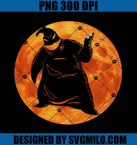 Orange Moon Oogie PNG, Oogie Boogie PNG