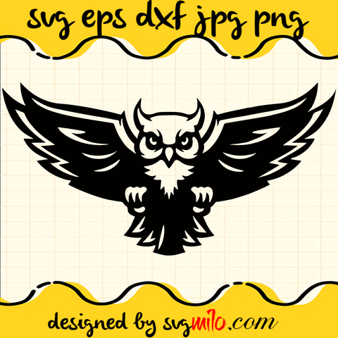 Owl SVG, Halloween SVG, EPS, PNG, DXF, Premium Quality - SVGMILO