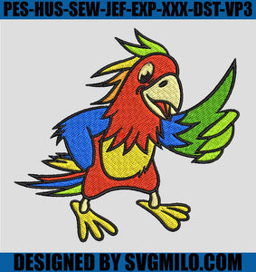 Parrot-Embroidery-Design