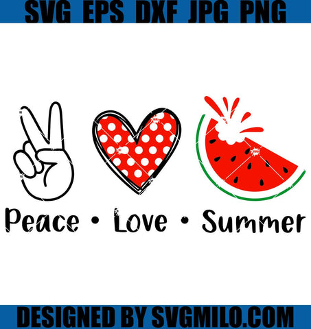 Peace-Love-Summer-SVG_-Summer-SVG_-Watermelon-SVG
