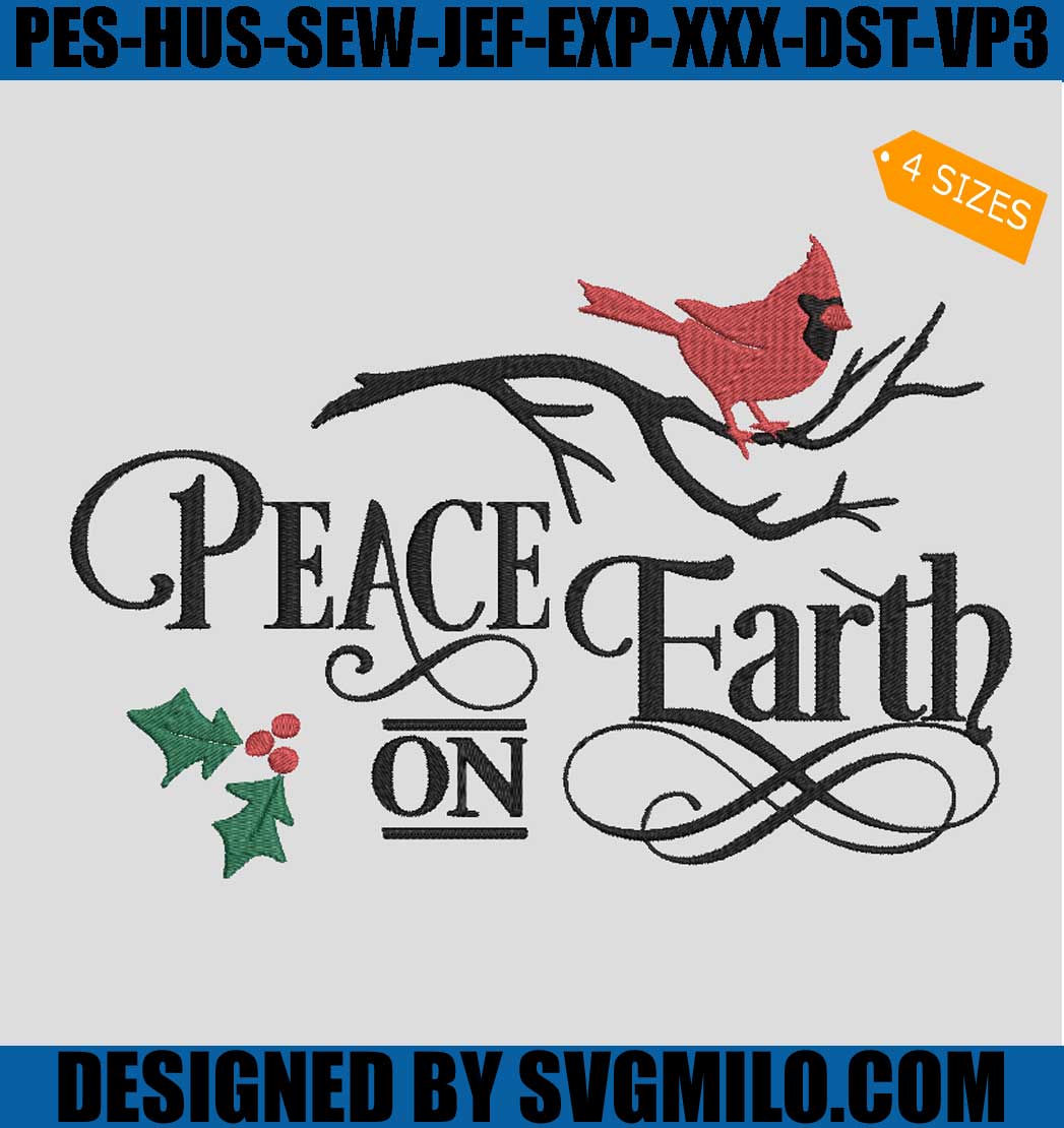 Peace-On-Earth-Embroidery-Design_-Xmas-Embroidery-Machine-File