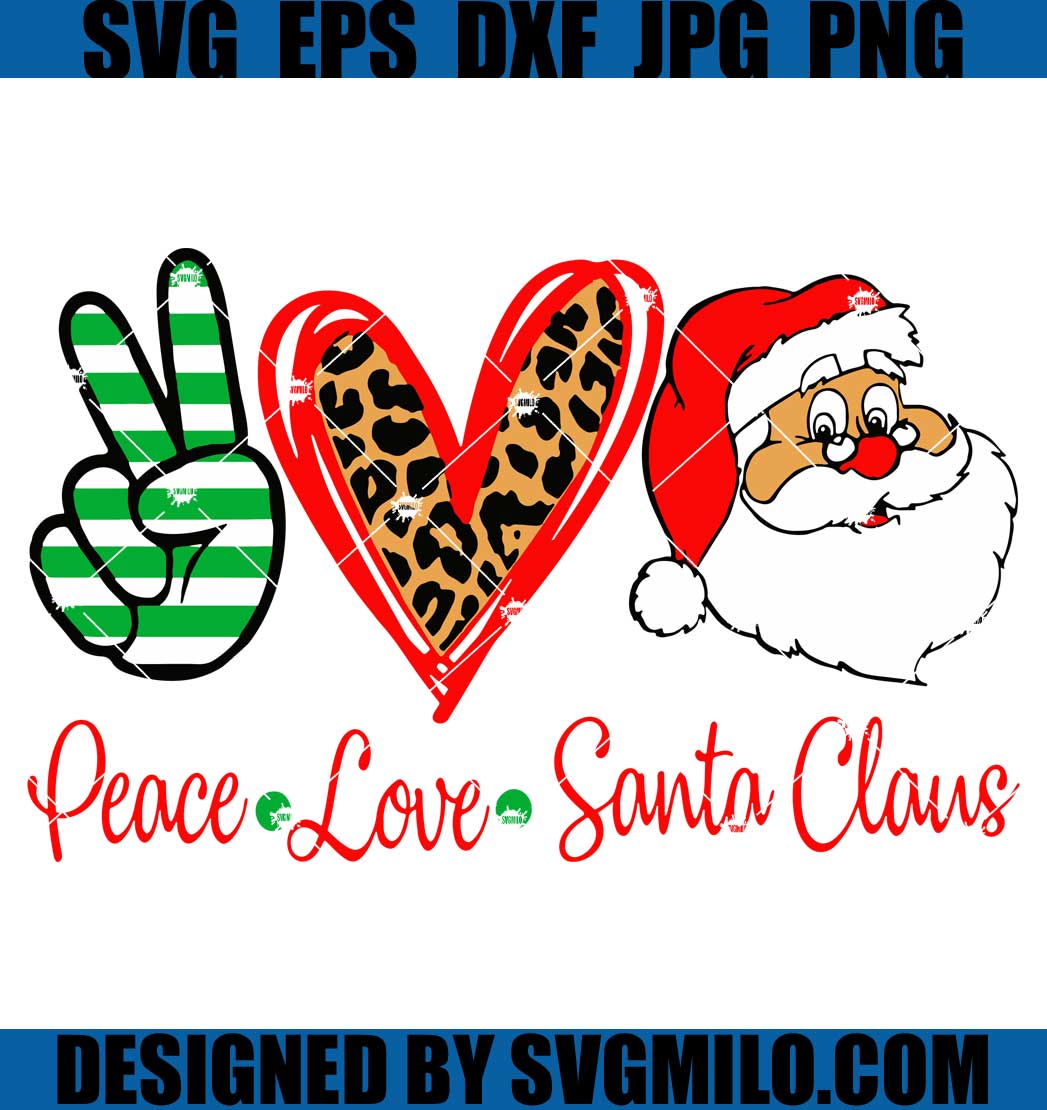 Peace-Svg_-Love-Svg_-Santa-Claus-Svg_-Xmas-Svg