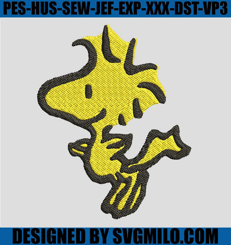 Peanuts-Cartoon-Embroidery-Design