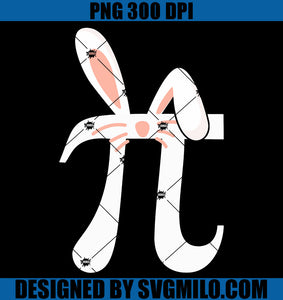 Pi Easter Bunny Rabbit PNG, Ears Easter Day Math Lover  PNG
