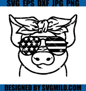 Pig-Us-Svg_-Flag-US-Svg_-Animal-Svg