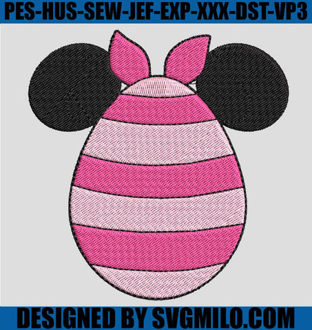 Piglet-Ears-Easter-Egg-Embroidery-Designs