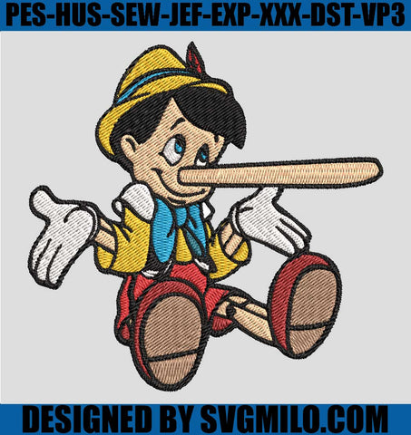 Pinocchio-Embroidery-Designs
