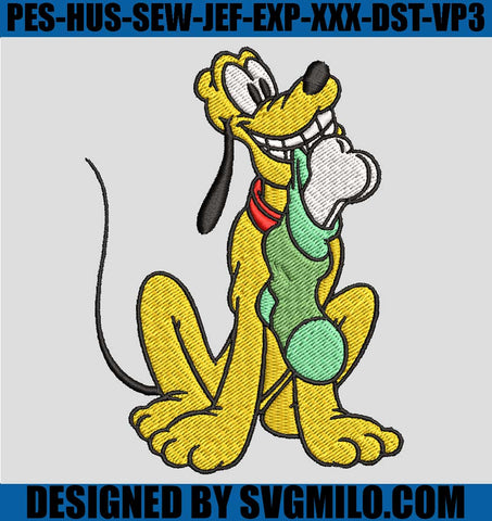 Pluto-Disney-Gnaw-Embroidery-Designs