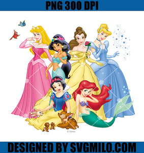 Princess PNG, Disney Princess Birds and Animals PNG