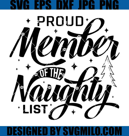 Proud-Member-Of-The-Naughty-List-Svg_-Christmas-Svg