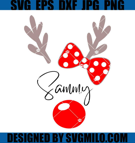 Reindeer-Face-SVG_-Reindeer-Antlers-SVG_-Girl-Reindeer-SVG