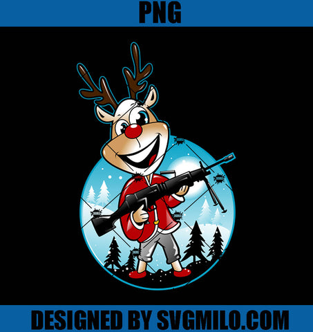 Reindeer Rambo PNG- Chirstmas Reindeer PNG