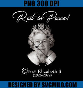 Rest in Peace Queen Elizabeth II Exclusive PNG, Rip Queen PNG