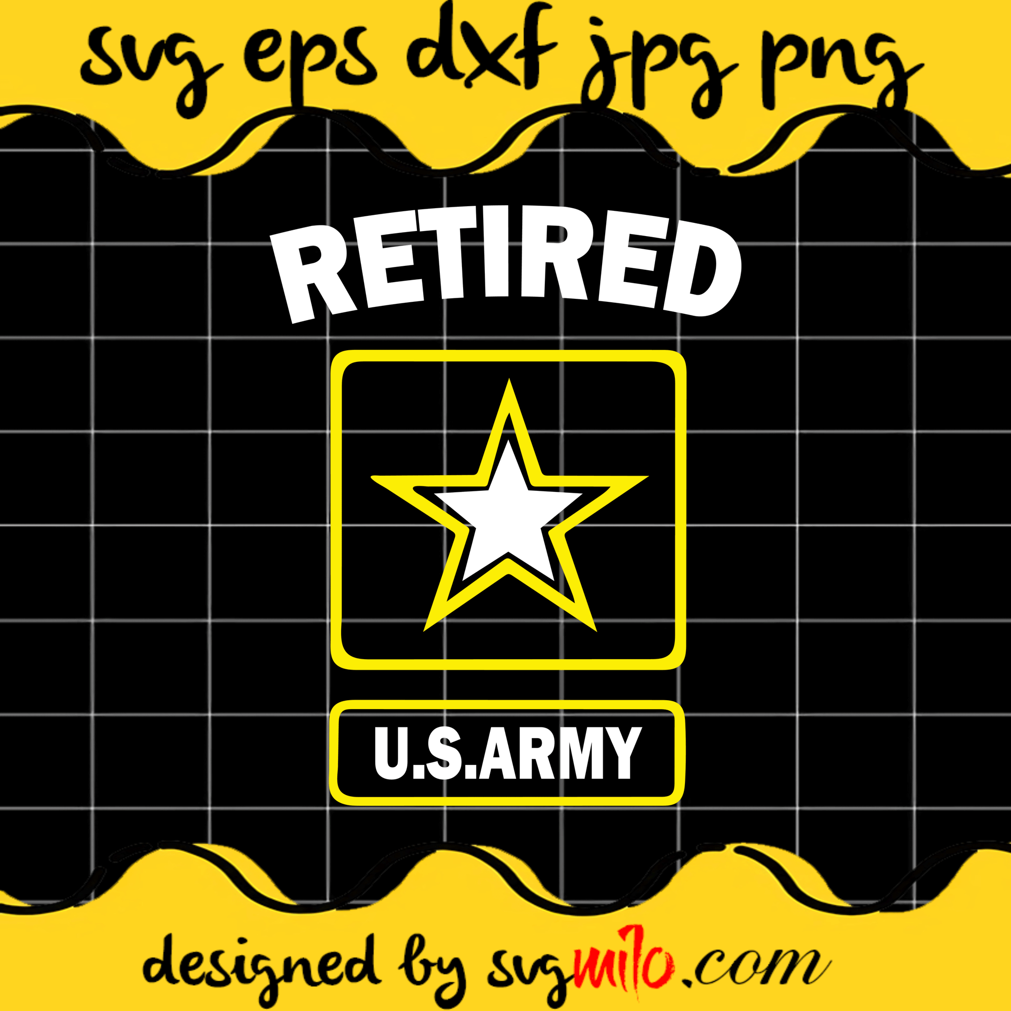 Retired US Army Soldier For Life SVG