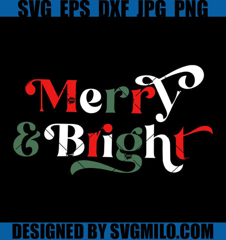 Retro-Christmas-SVG_-Merry-And-Bright-Christmas-SVG