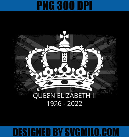 Rip Queen Elizabeth II PNG, R.I.P Queen Elizabeth 1926 - 2022 PNG, Rip Queen PNG