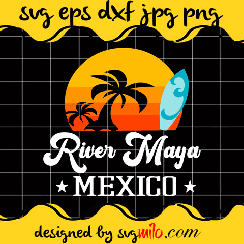 River Maya Mexico SVG