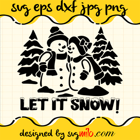 Snowmen-SVG-Couple-Let-It-Snow-Christmas-SVG