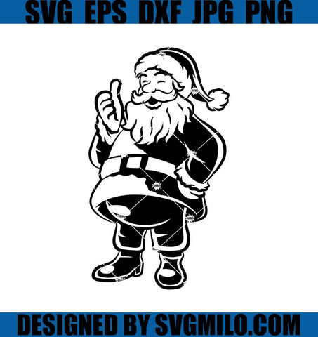 Santa-Claus -Svg_- Christmas-Svg_-Xmas-Svg