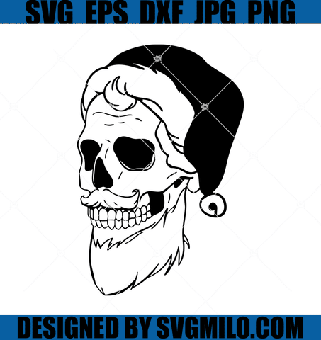 Santa-Claus-Skull-Svg