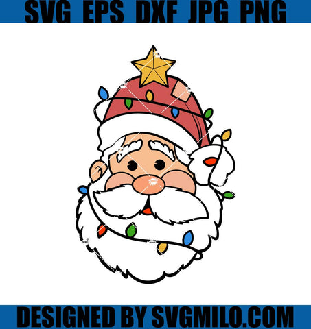 Santa-Claus-Svg_-Santa-Face-Svg_-Xmas-Light-Svg