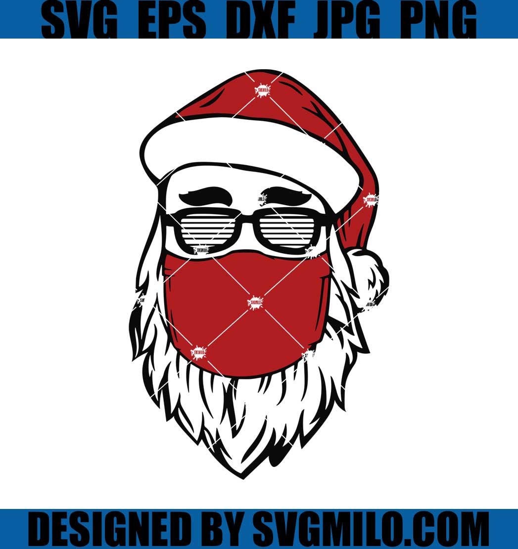 Santa-Claus-With-Mask-Svg_-Santa-Face-Svg_-Christmas-Svg