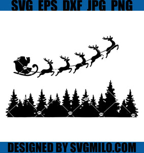 Santa-Claus-with-Reindeer-Svg_-Santa-Svg_-Xmas-Svg