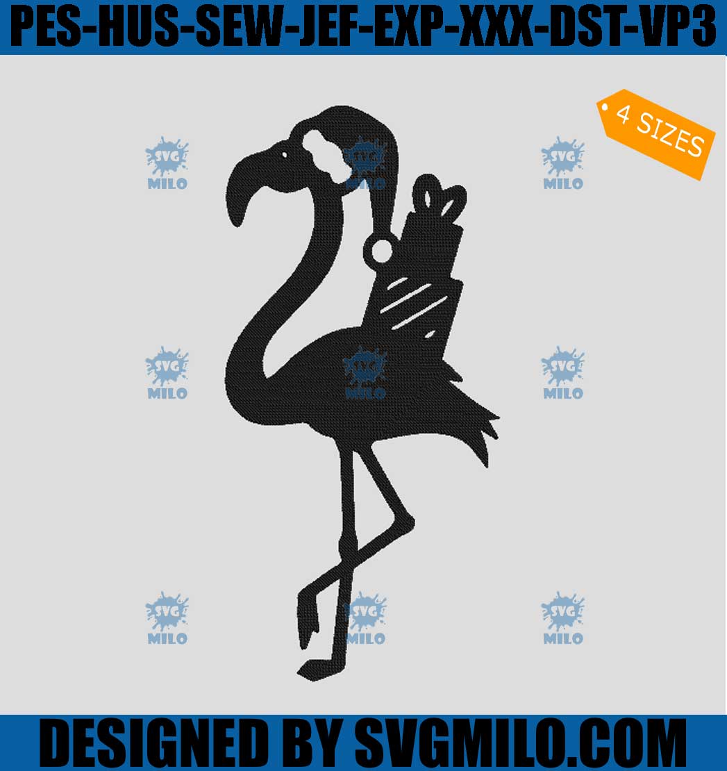 Santa-Flamingo-Embroidery-Design_-Christmas-Flamingo-Embroidery-Design