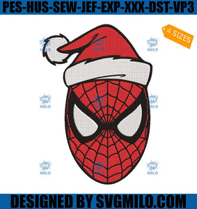 Santa-Spiderman-Embroidery-Design_-Spiderman-Christmas-Embroidery-Design
