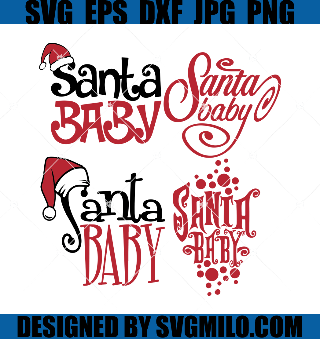 Santa-Baby-Bundle-Svg-Merry-Christmas-Svg-Bundle-Svg