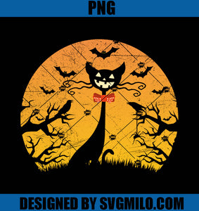 Scary Halloween Cat PNG- Cat Halloween PNG