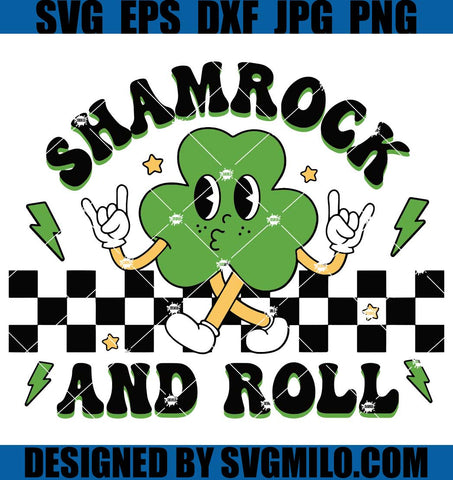 Shamrock-And-Roll-Patrick-Day-SVG_-Retro-Shamrock-SVG_-Patrick-SVG