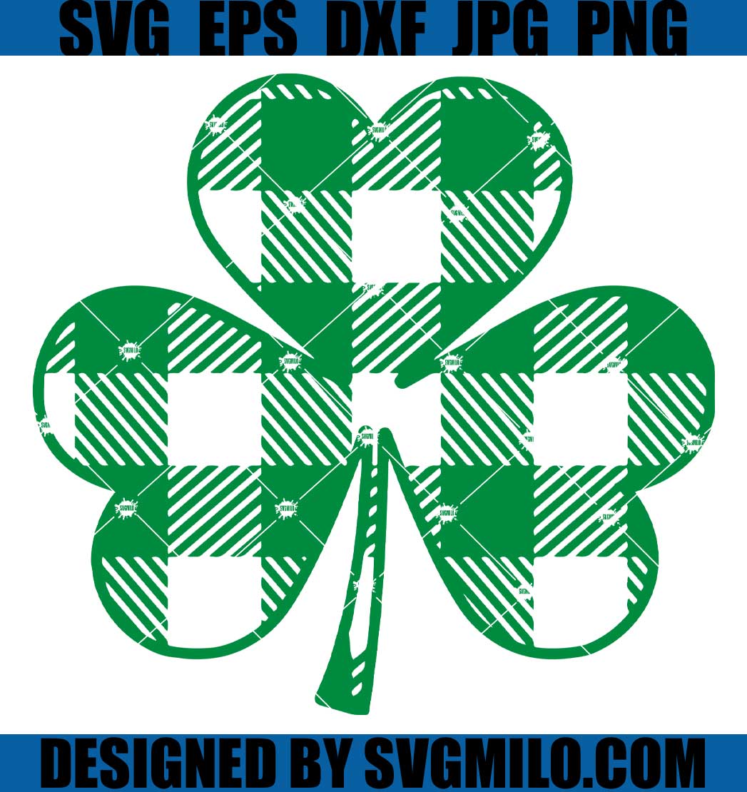 Shamrock-Buffalo-Plaid-Svg_-St-Patrick_s-Day-Svg_-Clover-Svg