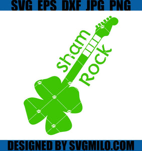 Shamrock-With-Guitar-Svg_-Patrick-Day-Svg