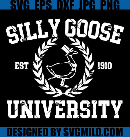 Silly-Goose-University-Est-1910-SVG_-Funny-Goose-Academy-SVG