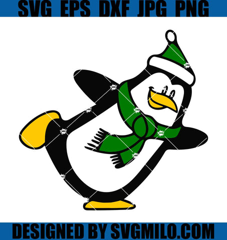 Skating-Penguin-Svg_-Santa-Penguin-Svg_-Christmas-Svg