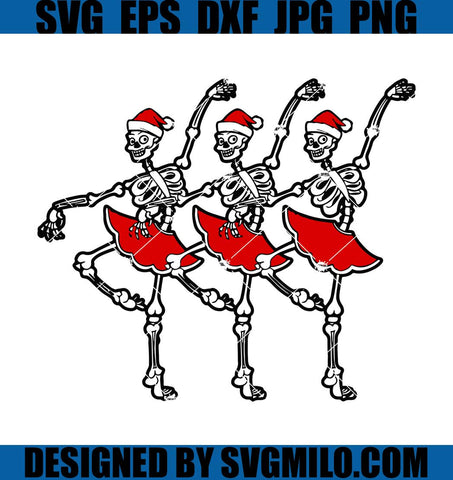 Skeleton-Ballerinas-Svg_-Xmas-Svg_-Santa-Skeleton-Svg