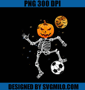 Skeleton Pumpkin Head PNG, Football Player Halloween PNG