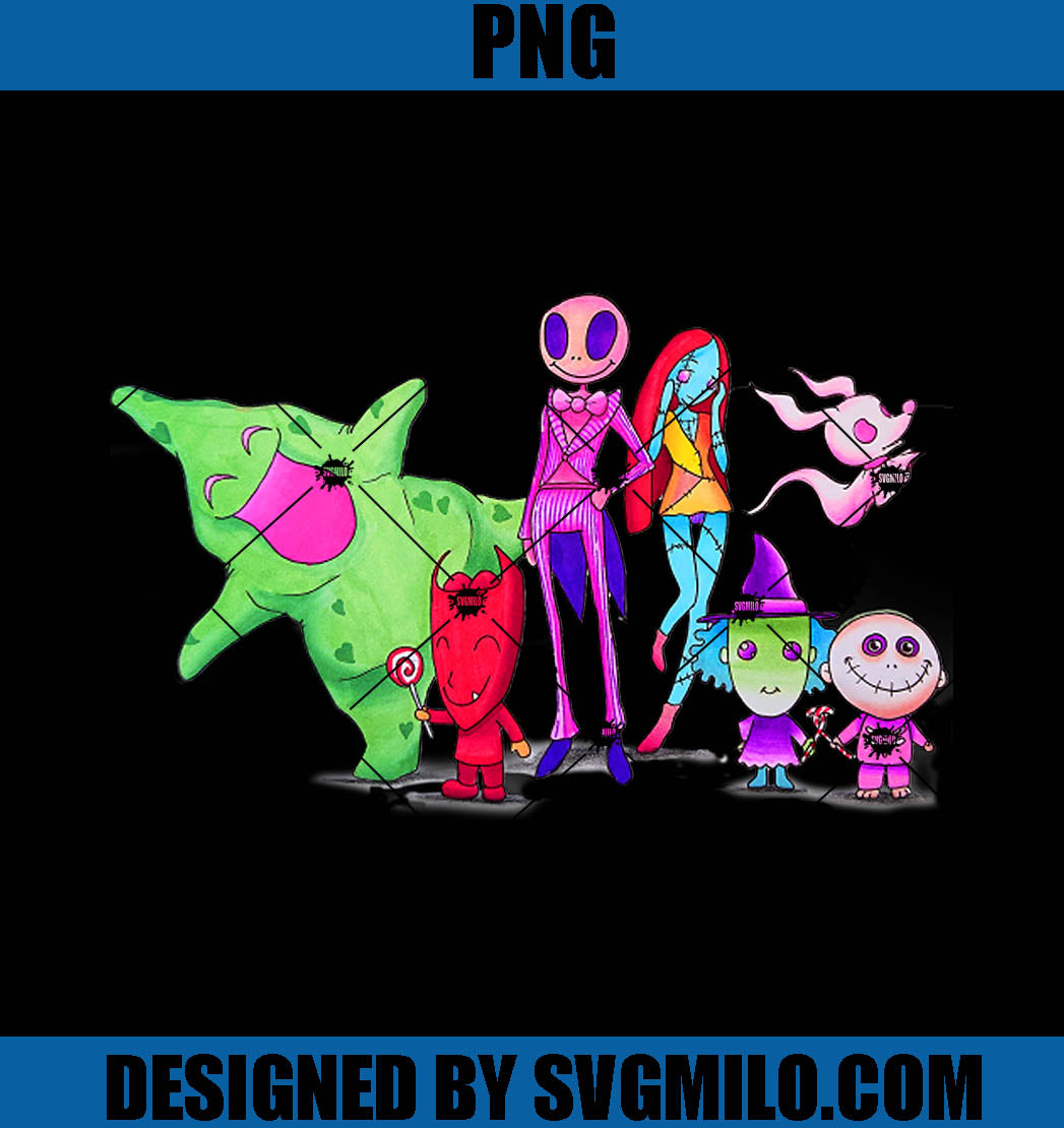 Skellington Gang PNG, Sally Halloween PNG