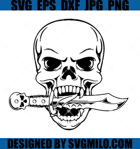 Skull-And-Sword-SVG