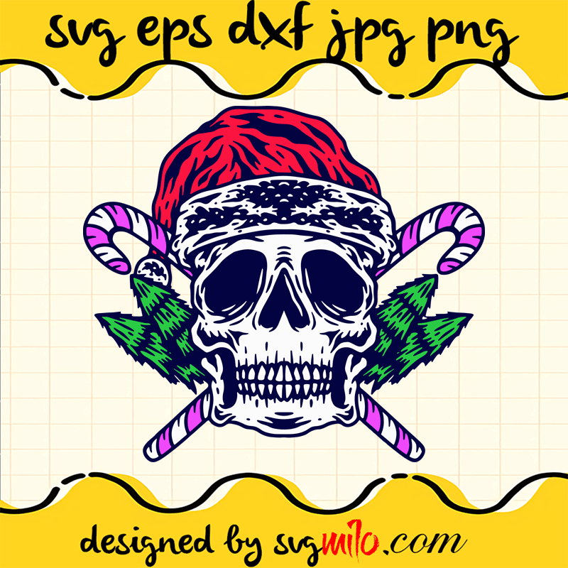 Skull-Christmas-SVG