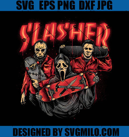 Slasher Club PNG, Horror Halloween PNG
