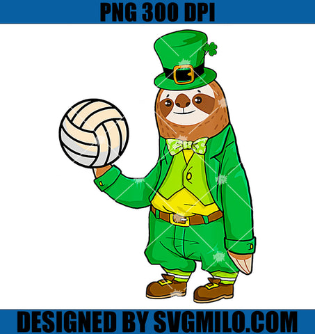 Sloth Playing Volleyball PNG, St Patricks Day  Sloth PNG