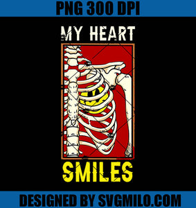 Smile Heart PNG, Skeleton Smiles PNG