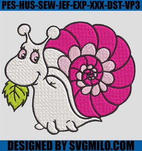 Snail-Embroidery-Design