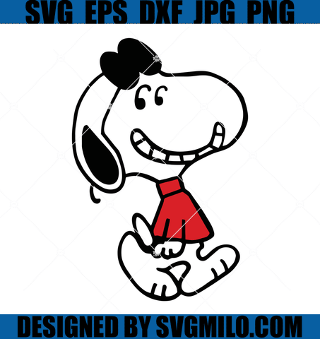 Snoopy-SVG-Peanuts-Snoopy SVG