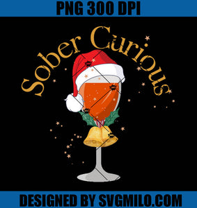 Sober Curious PNG, Christmas Drink PNG