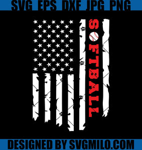 Softball-Patriotic-US-Flag-Svg_-Softball-Svg